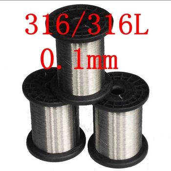 0.1mm,316/316L Soft Stainless Steel Wire,36 gauge/0.1mm SS Seaworthy Thread