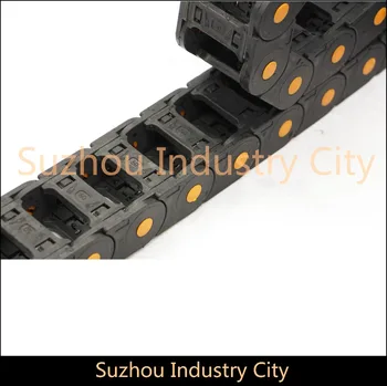 Series 30 x 38mm 50mm 57mm 77mm 103mm L1000mm Plastic Cable Drag Chain Wire Carrier with end connectors plastic towline!