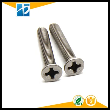 250PC Metric thread M1.2*3,4,5,6,8 stainless steel philips flat head micro CSK electric model machine toy m1.6 screw
