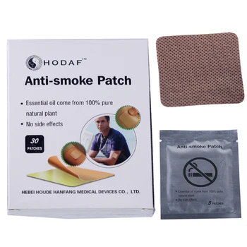 30pcs/ box Anti-Smoke Patch 4*4cm Stop Smoking Patches Health Care Product Smoking Cessation No Bad Effects For Body