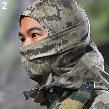 Hot Tight Camouflage Balaclava Hunting Protection Full Face Neck Mask 6R2D 7EWL
