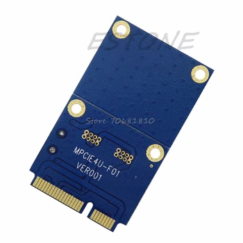Mini PCIe PCI-E To Dual USB Adapter mPCIe to 5 Pin 2 Ports USB2.0 Converter Card -R179 Drop Shipping