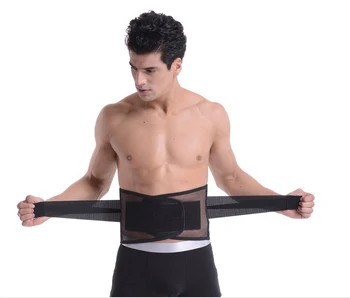 Adjustable Tourmaline Self-heating Magnetic Therapy Waist Belt Lumbar Support Back Waist Support Brace Double Massage aja lumbar