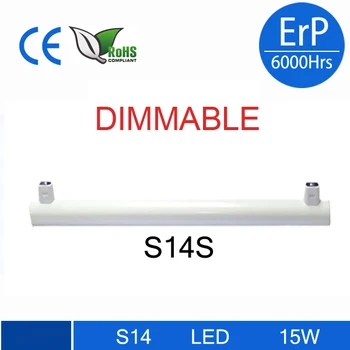Dimmable led linestra S14D S14S led tube light 3w 6w 10w 15w 300mm 500mm 1000mm mirror wall light replacement osram linestra