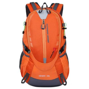 2017 New Fashion Orange Backpack Women Men Waterproof Pack Rucksack Knapsack Men's Backpacks Bolsas Mochila Z049