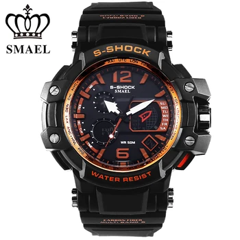 2016 relogio digital Sport Watches Men Digital Watches 50M Waterproof Multifunction Climbing Dive men's Wristwatch digital-watch