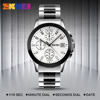 Top Brand Luxury Mens Watches Business Stopwatch Waterproof Men Quartz Watch Casual Six-pin Wristwatches Relogio Masculino Clock