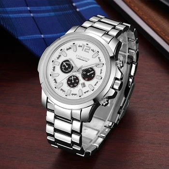 2016 New CURREN Watches Men Top Luxury Brand Hot Design Military Sports Wrist watches Men Digital Quartz Men Full Steel Watch