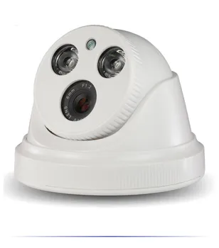 Two Pcs Array Leds Plastic Case 4MP/1080P/960P HD 3mp Lens ONVIF Indoor Dome IP Security CCTV Camera