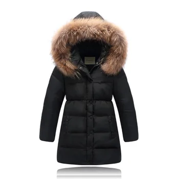 NEW Girls Thick Winter Coats Boys White Duck Down Parkas 3-12Y Children's Thermal Outerwear Kids Warm Clothes Outdoor SC643