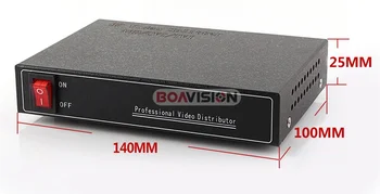 1-4 Points Professional Video Distributor/Splitter,4CH AHD/CVI/TVI BNC Output,Support DC 12V In,Up to 300-600m Range