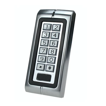 Standalone RFID Door Keypad Sliver Metal Access Controller System125KHz Card Reader Security Digital Door Locks-K2
