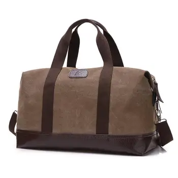 Large capacity canvas men handbag brand designed men travel bag vintage crossbody bags for men fahsion canvas bags
