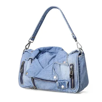 2016 Top Quality Brand Women Bag Fashion Denim Handbags Women Shoulder Bags Design Female Messenger Bags Big Totes Bolsas A0332