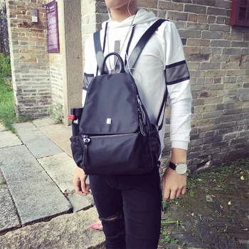 Casual Women Brand Stylish Men Travel Laptop Backpack Waterproof Nylon College Tide Casual Luxury Men's Backpacks School Bag