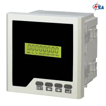 China price D3Y lcd single-phase panel size 96*96 digital ammeter voltmeter multifunction meter