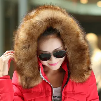 Brand Women winter jacket women down jacket winter coat female slim warm long parka coat plus size fur hood