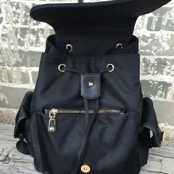 Nylon Waterproof Backpacks Drawstring School Bags For Girls Preppy Style Travel Shoulder Bags Large Backpacks Sac a Dos Femme