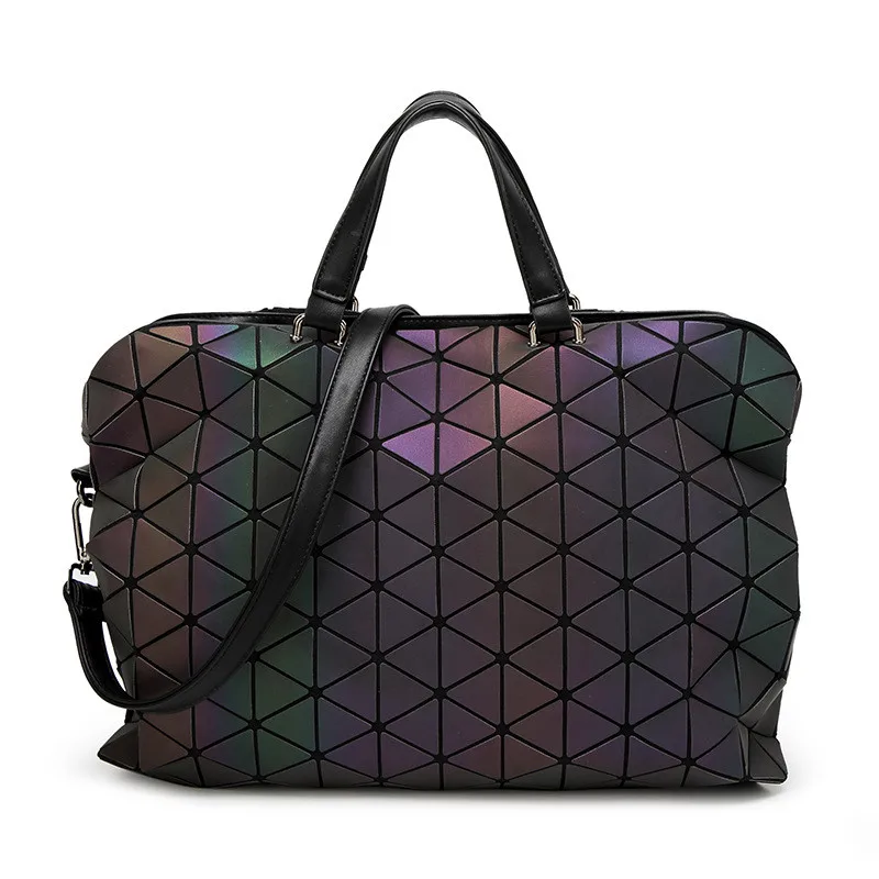 2017 Brand Noctilucent Women Bao Bao Bag Geometric Handbags Plaid Shoulder Diamond Lattice BaoBao Briefcase Bag 684