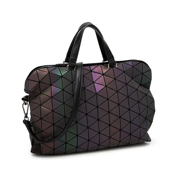 2017 Brand Noctilucent Women Bao Bao Bag Geometric Handbags Plaid Shoulder Diamond Lattice BaoBao Briefcase Bag 684