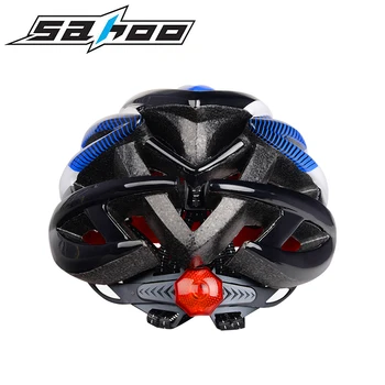 SAHOO New Bicycle Cycling Helmet Integrally-molded Glasses Goggle tt helmet With Magnetic UV Visor Road/MTB Bike Helmet