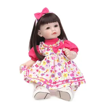 Pursue 52cm New Pink Princess Reborn Babies Adora-doll Reborn Toys for Girls American Girl Doll bebes reborn Silicone Baby Doll
