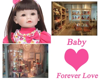 Pursue 52cm New Pink Princess Reborn Babies Adora-doll Reborn Toys for Girls American Girl Doll bebes reborn Silicone Baby Doll
