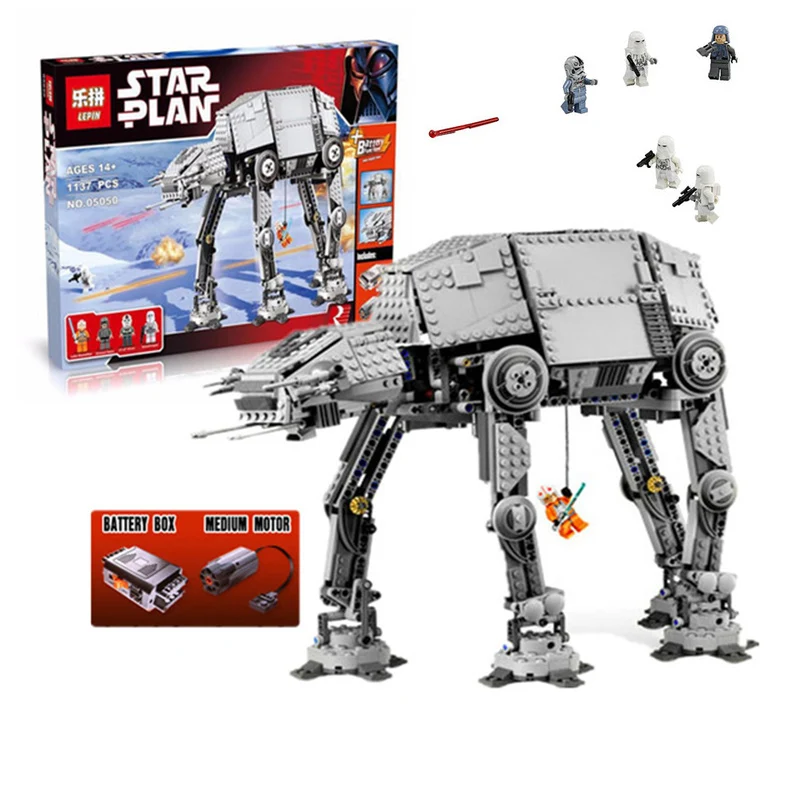 LEPIN 05050 Star Wars Rogue One1137pcs AT-AT the robot Model Building blocks Bricks Classic Boys Gift Compatible 10178