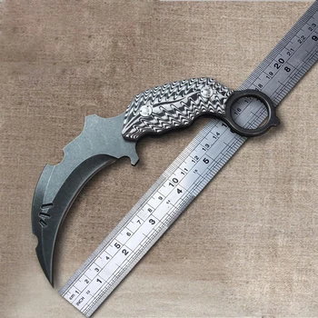 Snow-Leopard SKD11 Steel Claw Knife Hunting Tactical Knife Fixed Blade Knife Hardness 60 HRC G10 Handle 1139-1#