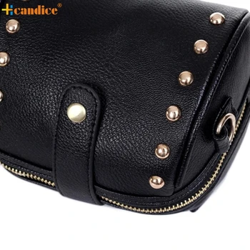 Naivety Lady Rivets Handbag 2017 New Women Mini Fashion PU Leather Shoulder Bag JUN30 drop shipping