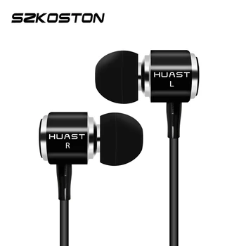 Stereo 3.5mm In-Ear Earphones Metal bass Headset With Microphone for Mobile Phone iPhone xiaomi huawei