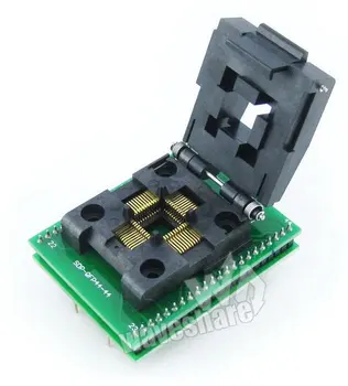 QFP44 TQFP44 FQFP44 to DIP44 Adapter IC51-0444-467 IC Test Socket Programming Adapter