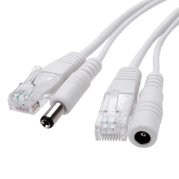 PoE Adapter CCTV POE switch Cable And Connectors Passive Power over Ethernet PoE Adapter RJ45 Injector + Splitter Kit 5V 12V 24V