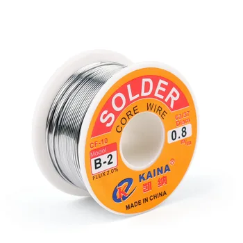 Sale 0.8mm 100g 63/37 Tin lead Rosin Core Solder Wire Soldering Welding Flux 2% Reel Welding Promotion