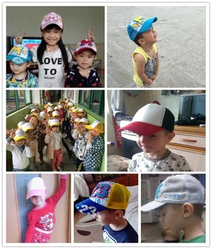 Baby children cool character baseball cap summer outdoor sport cool boy girl snapback kids brand 54CM 3-12 year old hats