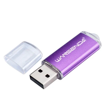 WANSENDA 128gb usb flash drive tiny metal pen drive 64gb 32gb 16gb 8gb usb 2.0 flash drive memory stick thumbs drives