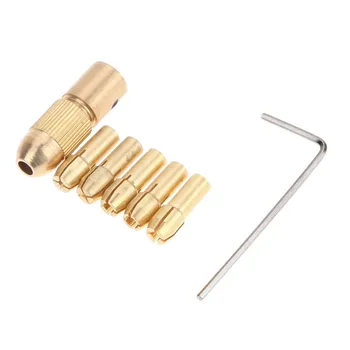 Keyless mini drill chucks adapter micro drill collets clamp socket drill set power tools mini electric drill dremel Accessories