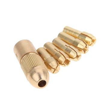 Keyless mini drill chucks adapter micro drill collets clamp socket drill set power tools mini electric drill dremel Accessories
