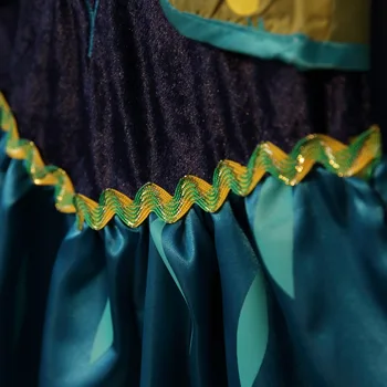 2017 New Kids Anna Elsa Costume Dress For Girls Princess Dresses Children Party Costume Fairy Tales Princess Elsa Dress Cosplay