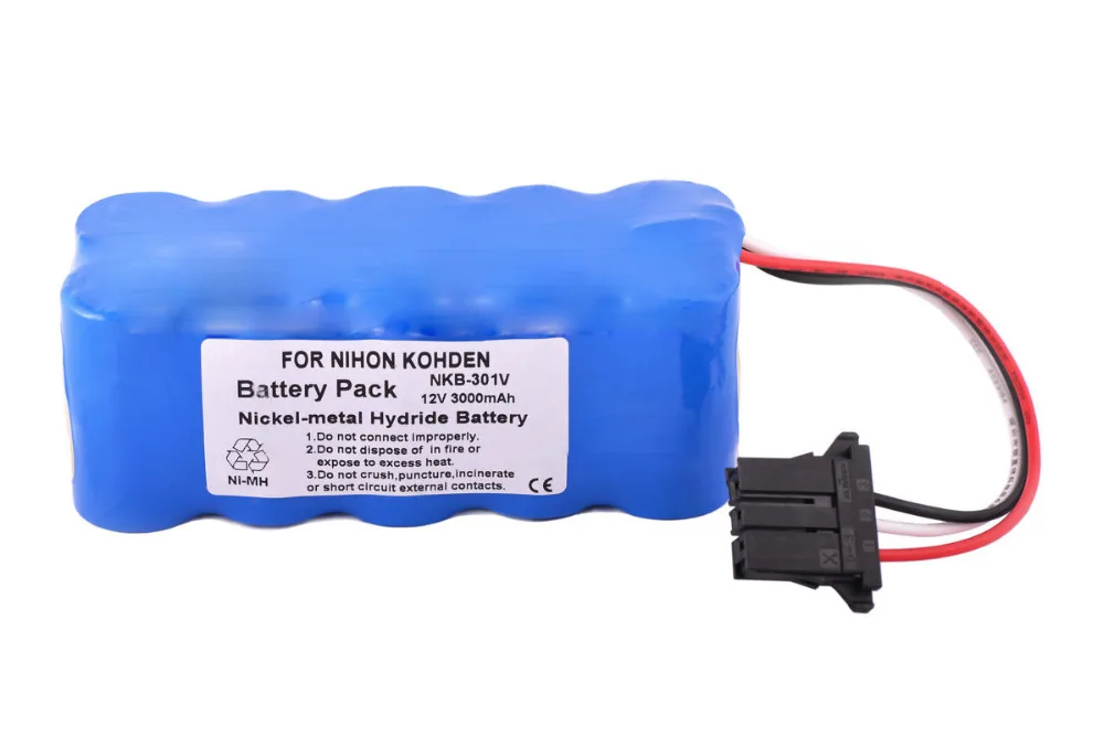 New Nihon Kohden NKB-301V NKB 301V 12V 2800mah TEC-7631C TEC-7621C TEC7721 TEC7700 TEC-5521 TEC-5500 Defibrillator Battery