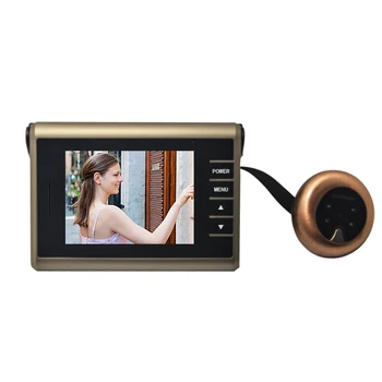 3.2 inch Colorful Video Recording Wireless Door Viewer Peephole 0.3 Mega Door Camera With Night Version