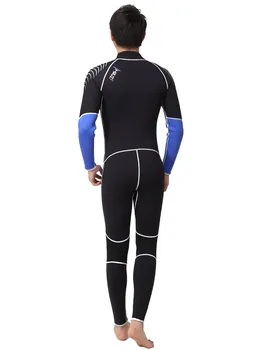 Neoprene 3MM Scuba Snorkeling Jumpsuit One piece Triathlon Spearfishing Surfing Wetsuits Sun Protection Jumpsuit Warm SwimSuit