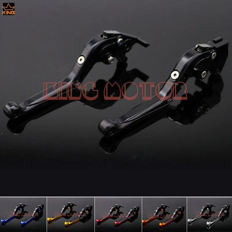 For YAMAHA YZF R125 YZF-R125-2016 Motorcycle Accessories Adjustable Folding Extendable Brake Clutch Levers Black