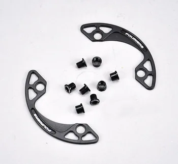 1pc CNC Alloy Fouriers CG-DX002 MTB bike bicycle Chain Bash Guard Mount Chainring Guide 30-40T P.C.D 104mm