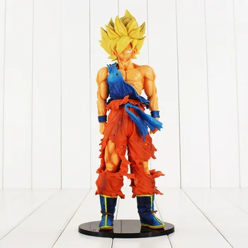 Large Size Dragon Ball Super Saiyan Son Goku PVC Action Model Toy Kids Collectible Figure Boys Favourite Birthday Gifts 35cm