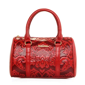 KMFFLY Brand 6 Pcs /Set Composite Bags Women Leather Handbags Famous Ladies Shoulder Bags Clutch Chinese Style Women Handbags