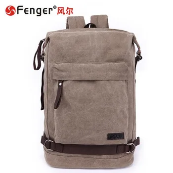 New Arrive Male canvas backpack large capacity double shoulder bag Leisure travel bag Female school bag couro bolsa
