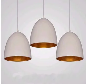Modern brief lid pendant light aluminum half round living room lights light coffee bar lamp pendant light