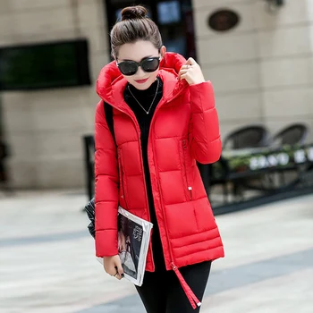 Winter Jacket 2016 New Thick Cotton Padded Jacket Cotton Down Korean Students Solid Zipper Winter Coats For Women Plus Size