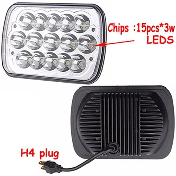 2x LED Sealed Beam Headlights for Ford F250 F350 Super Duty Latest Generation